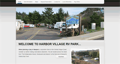 Desktop Screenshot of harborvillagervpark.com